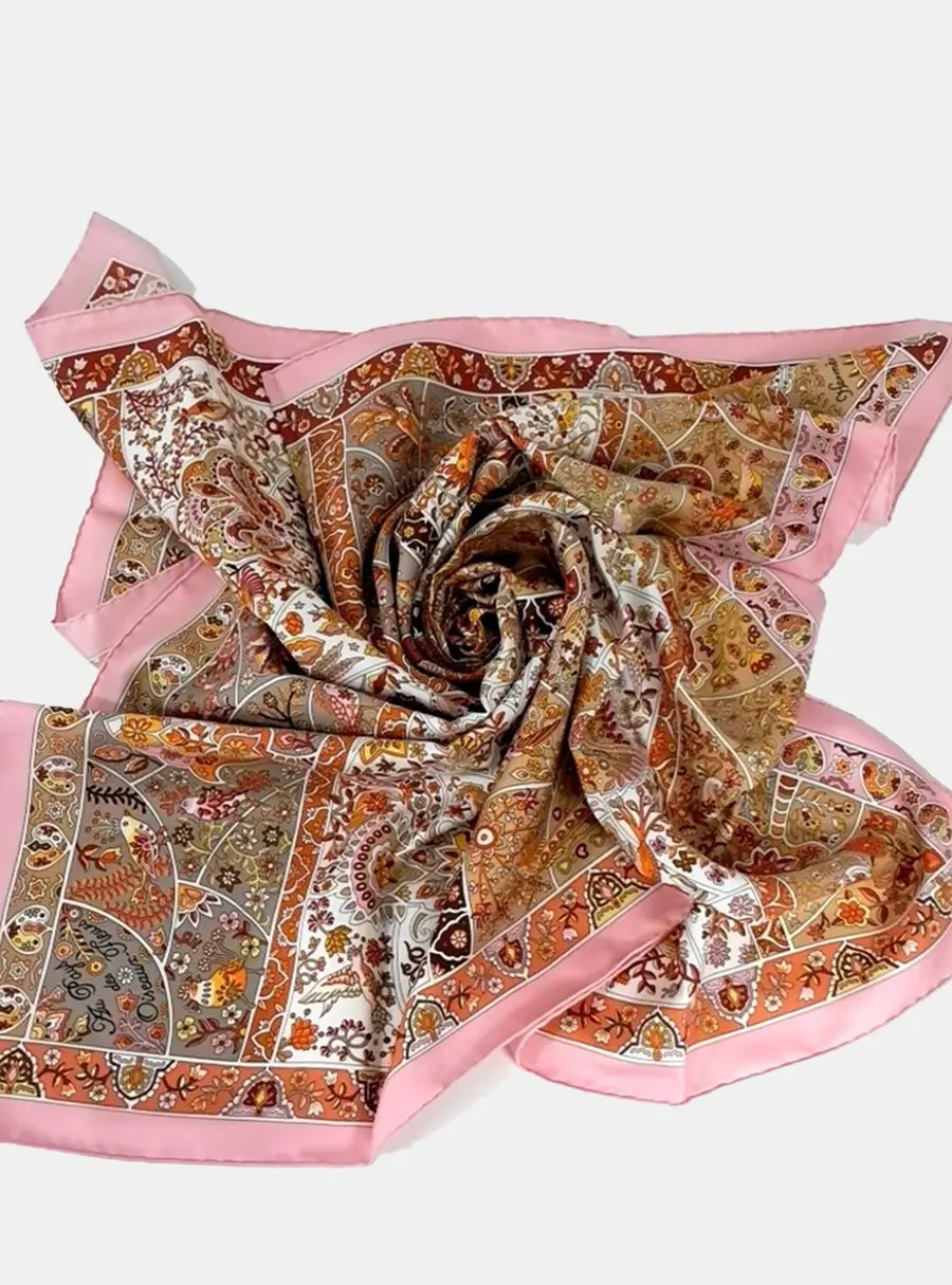 Hermes Silk Multicolor Scarf