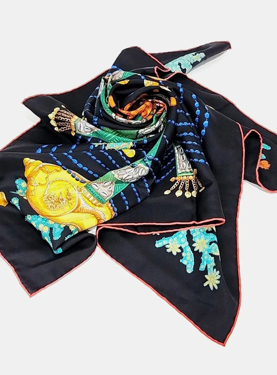 Hermes Silk Multicolor Scarf