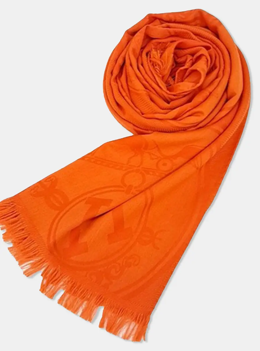 Hermès Orange scarf and shawl