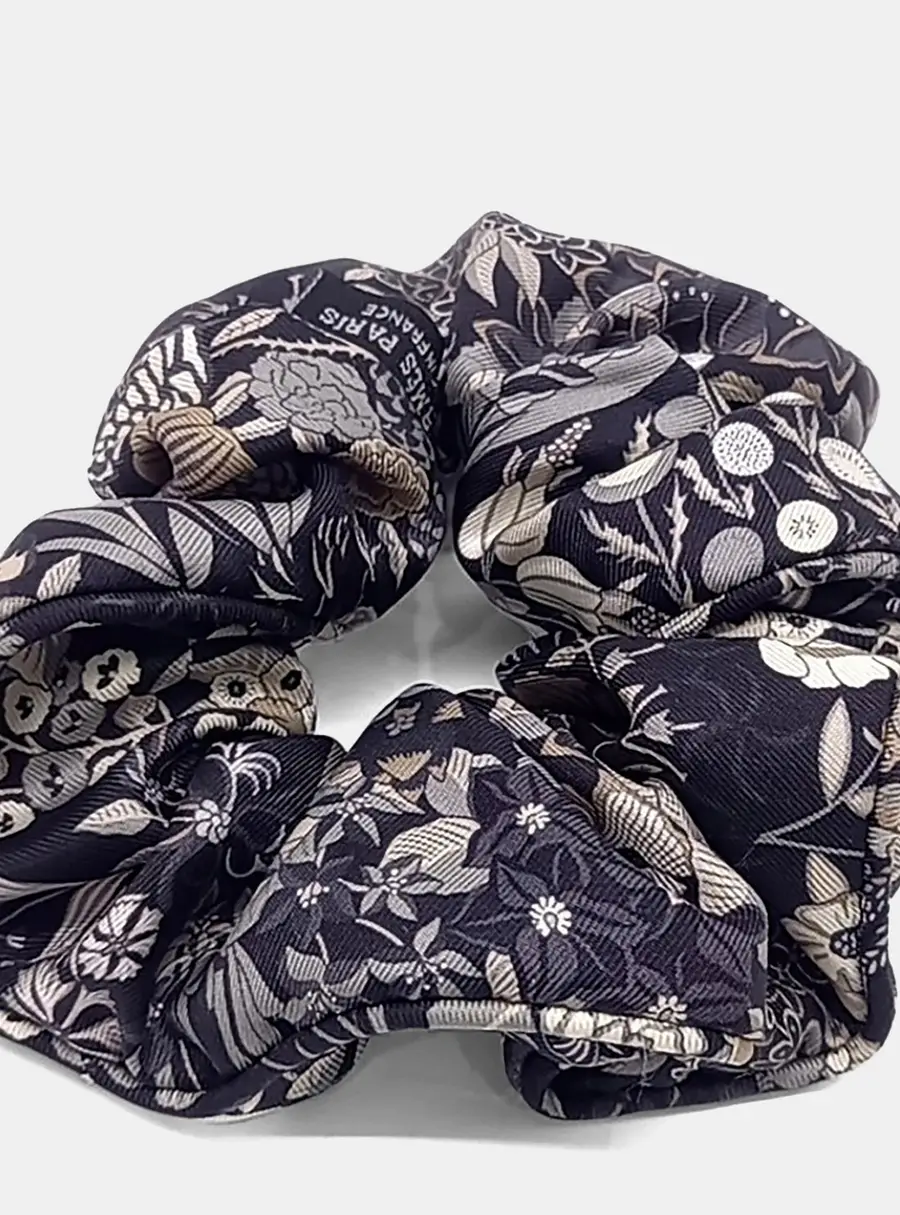 Herm&egrave;s Silk Hair Scrunchie