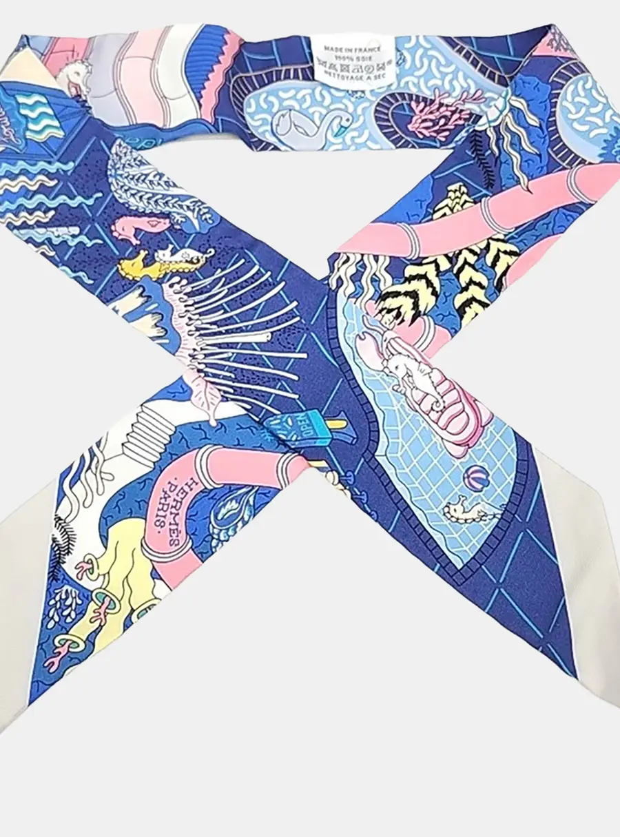 Hermès Multicolor Twilly scarf