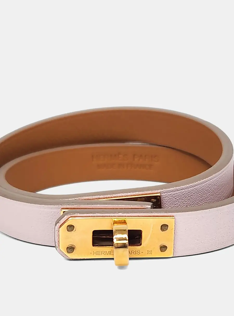 Herm&egrave;s Mini Kelly Double Tour Bracelet (U)