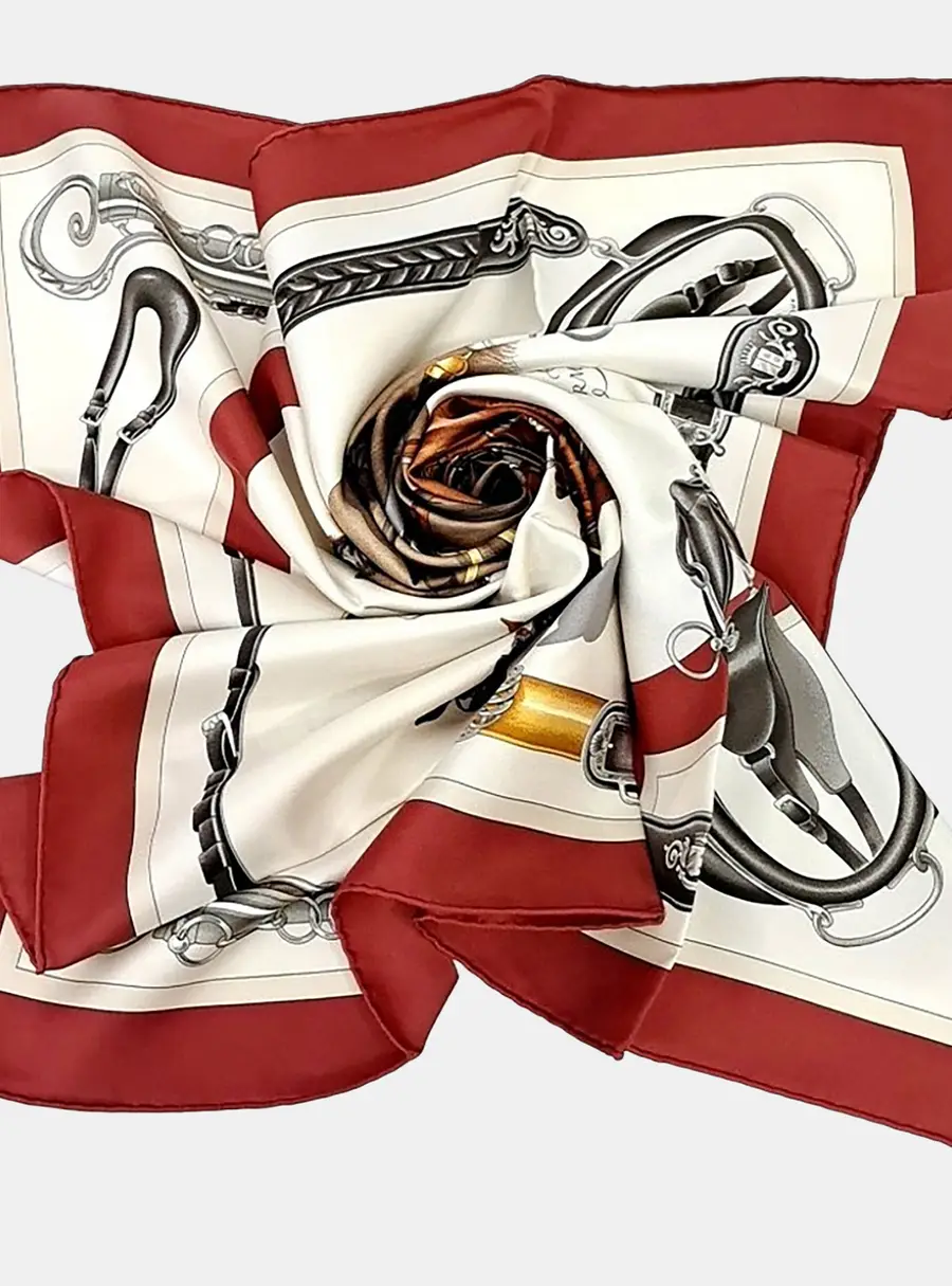 Herm&egrave;s Multicolor silk scarf
