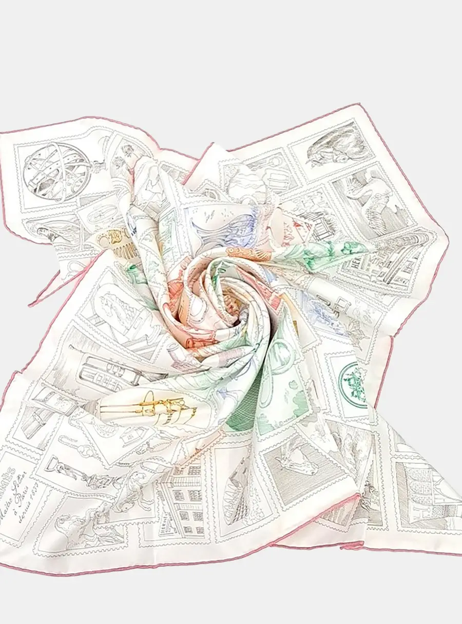 Herm&egrave;s Multicolor silk scarf