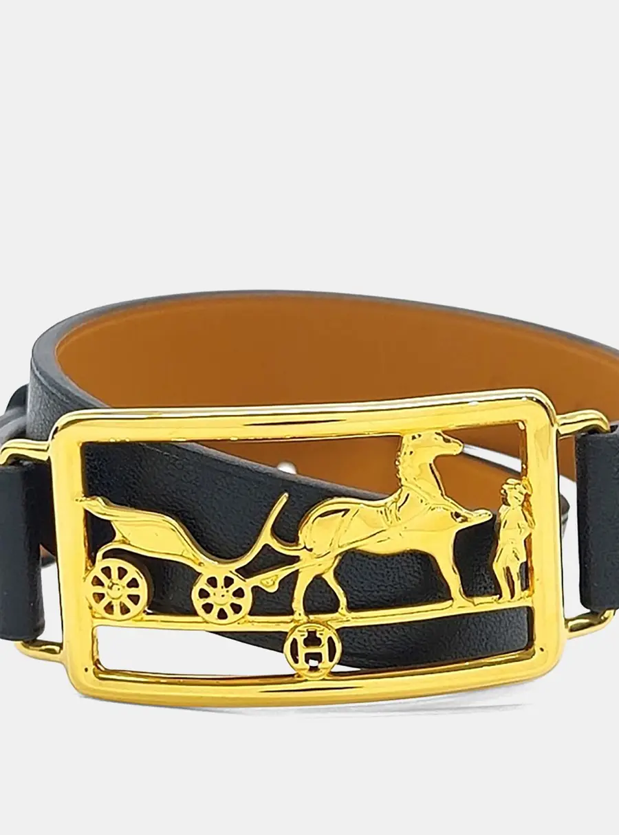 Herm&egrave;s Cal&egrave;che Double Tour Bracelet (D)
