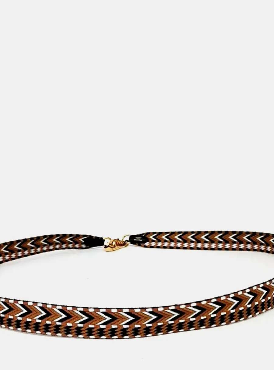 Herm&egrave;s Fabric Multicolor Strap (Y)