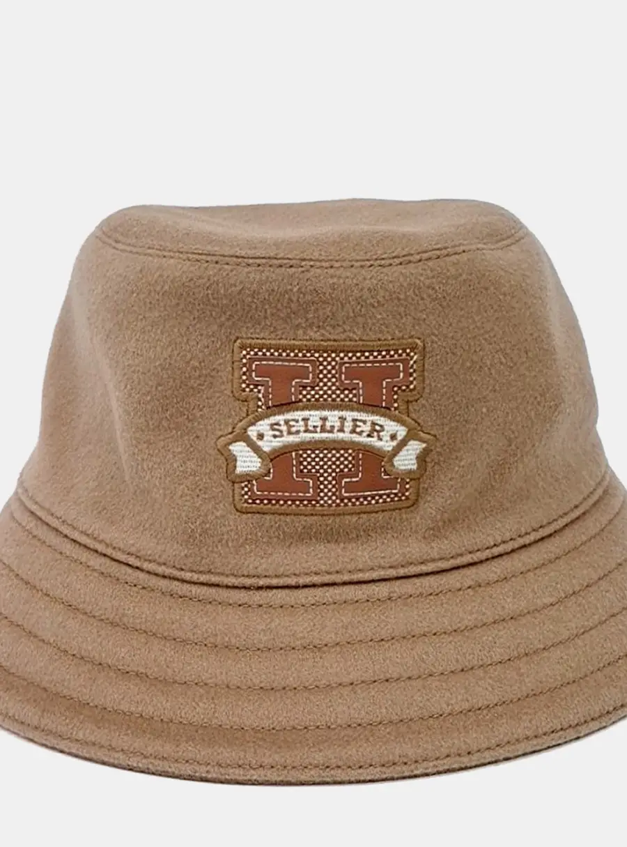 Hermès Brown Cashmere Bucket Hat