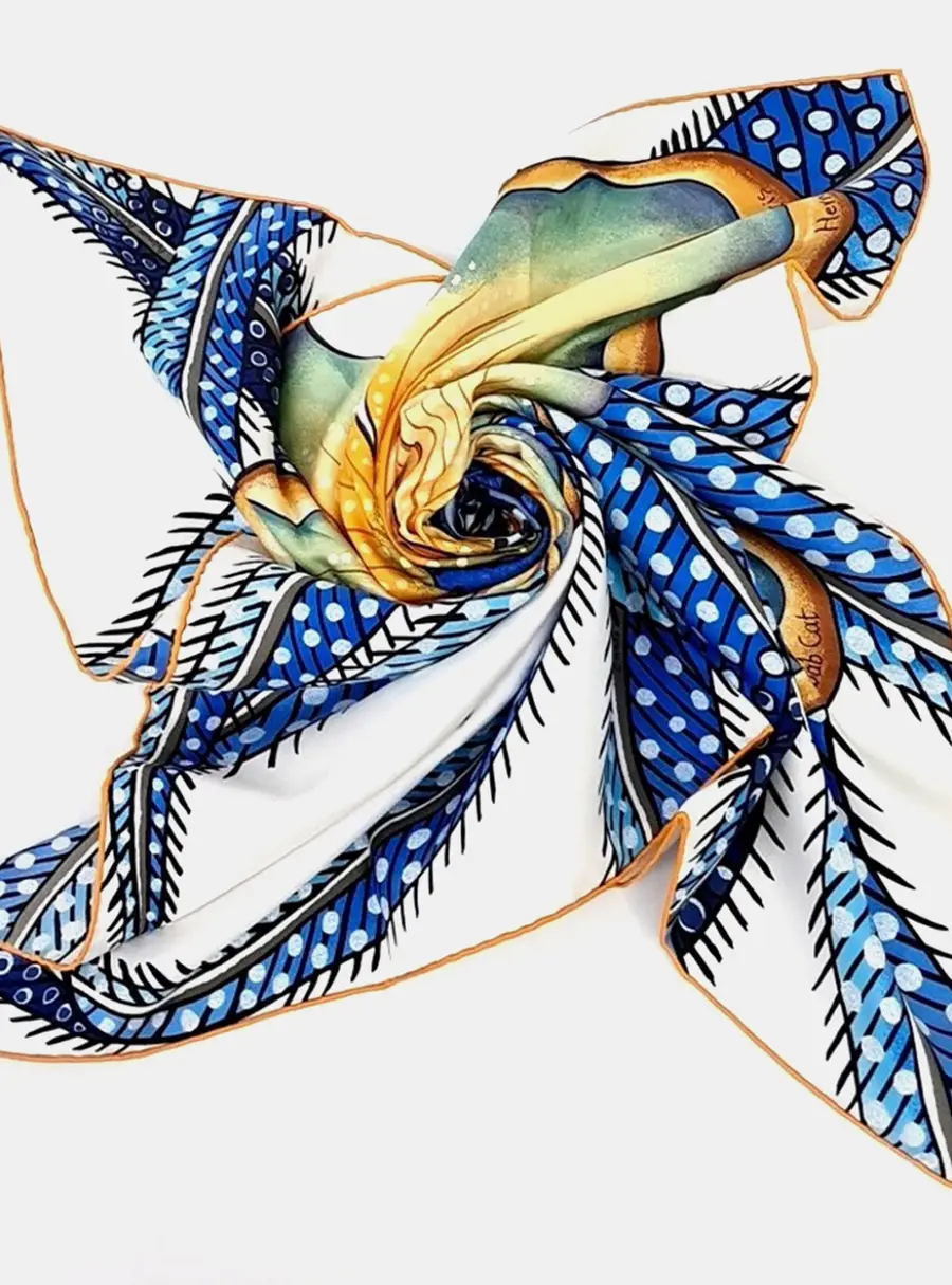 Hermès silk scarf