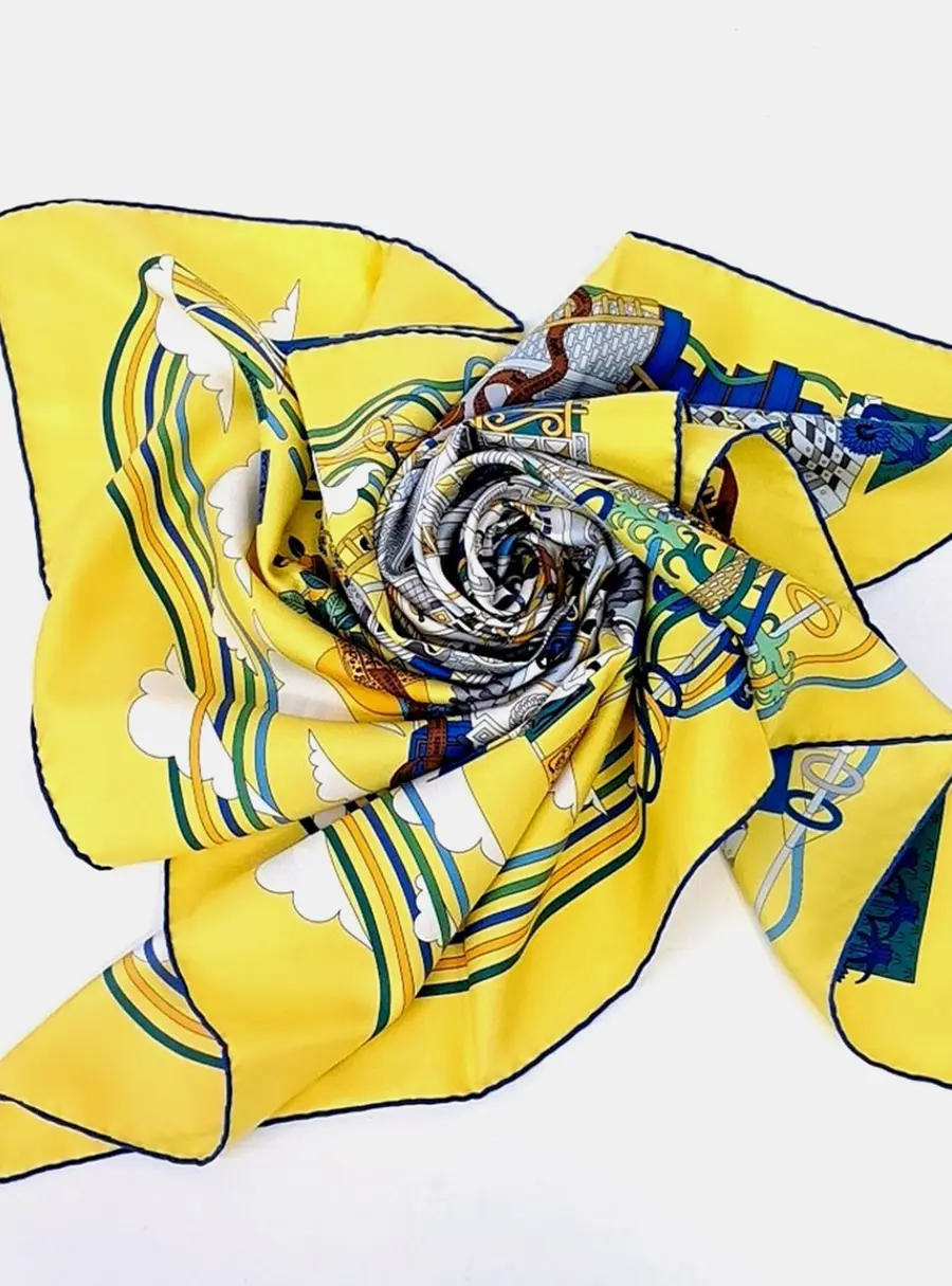 Hermès silk scarf