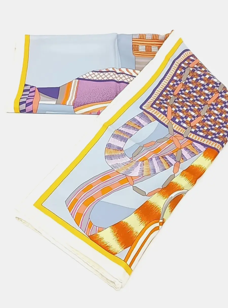 Hermès Carré Twill Silk Scarf