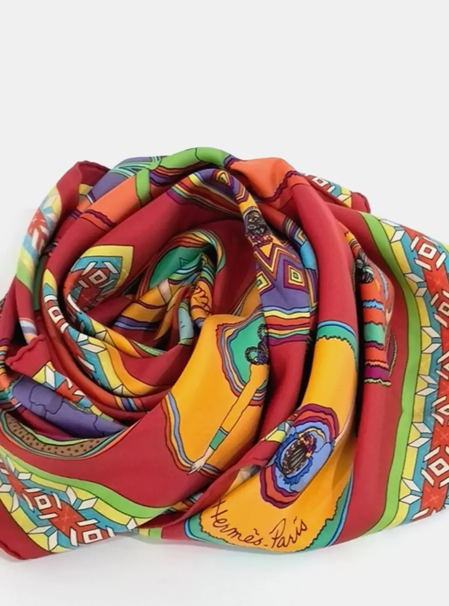 Herm&egrave;s Multicolor Silk scarf