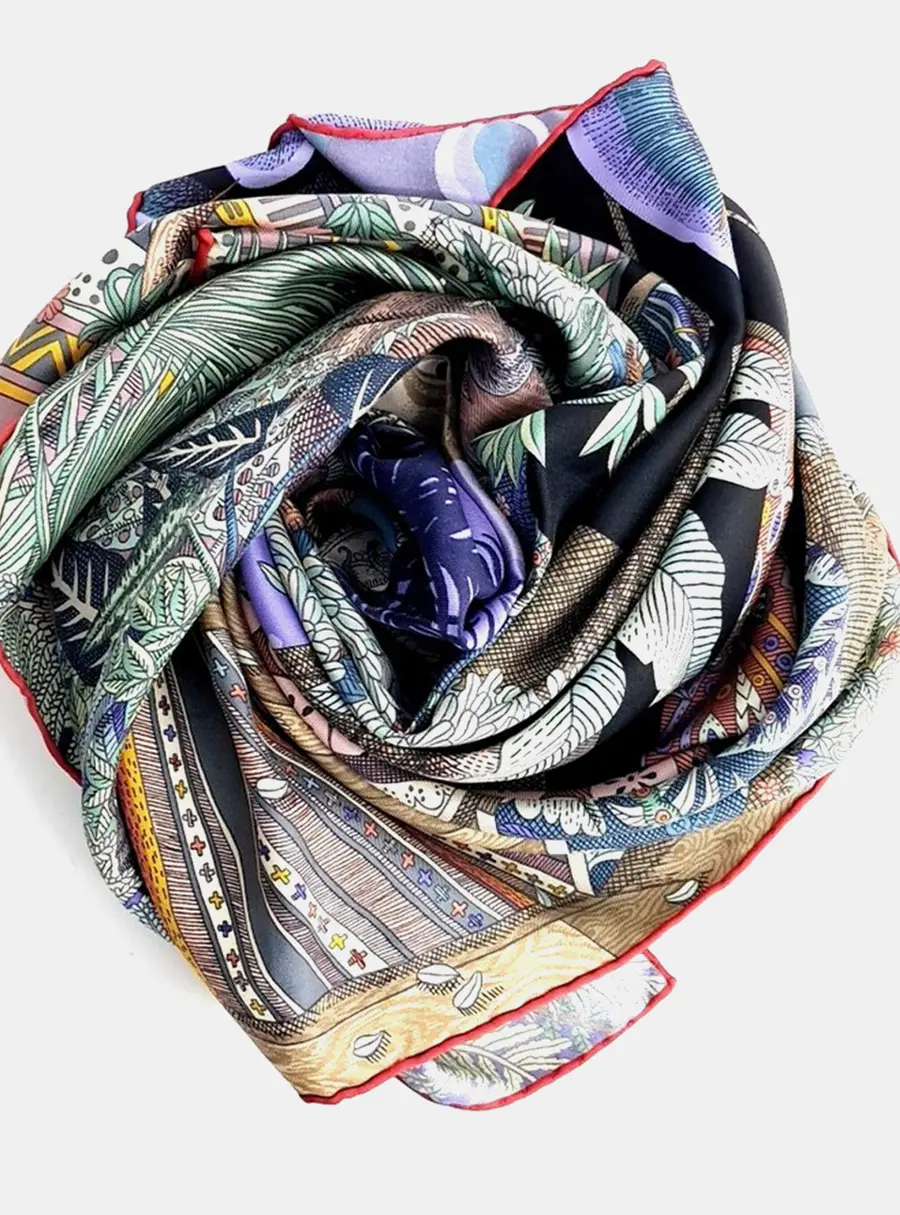 Hermès Multicolor silk scarf