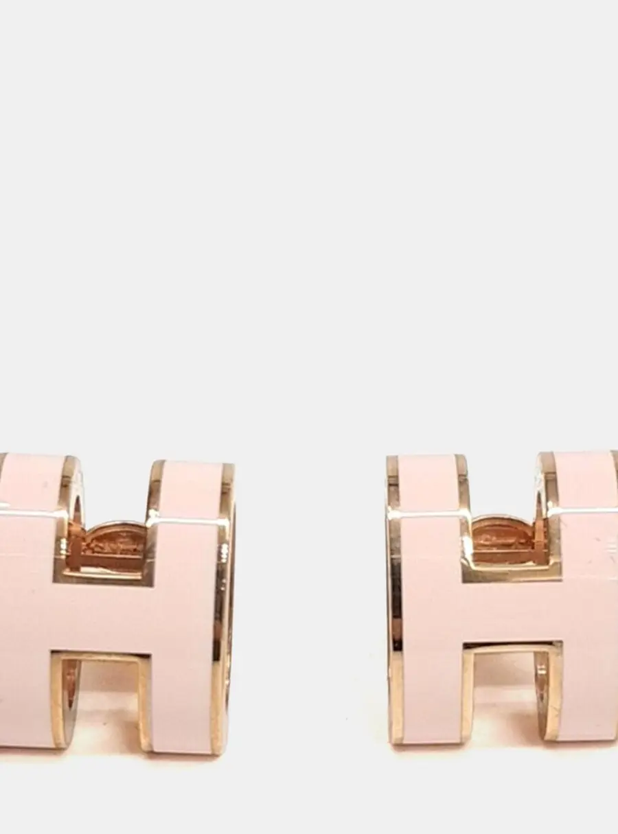 Herm&egrave;s Pop H logo earrings