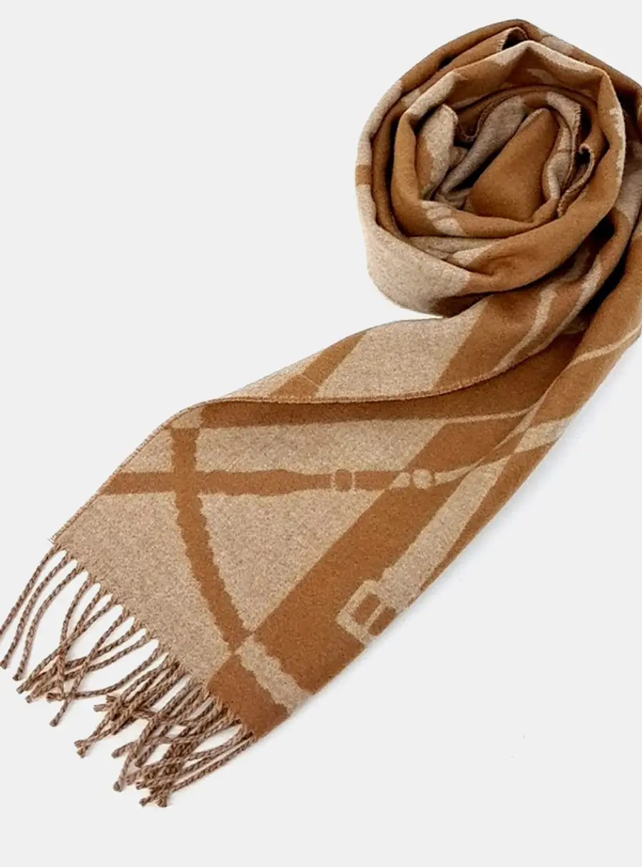 Herm&egrave;s Multicolor cashmere scarf