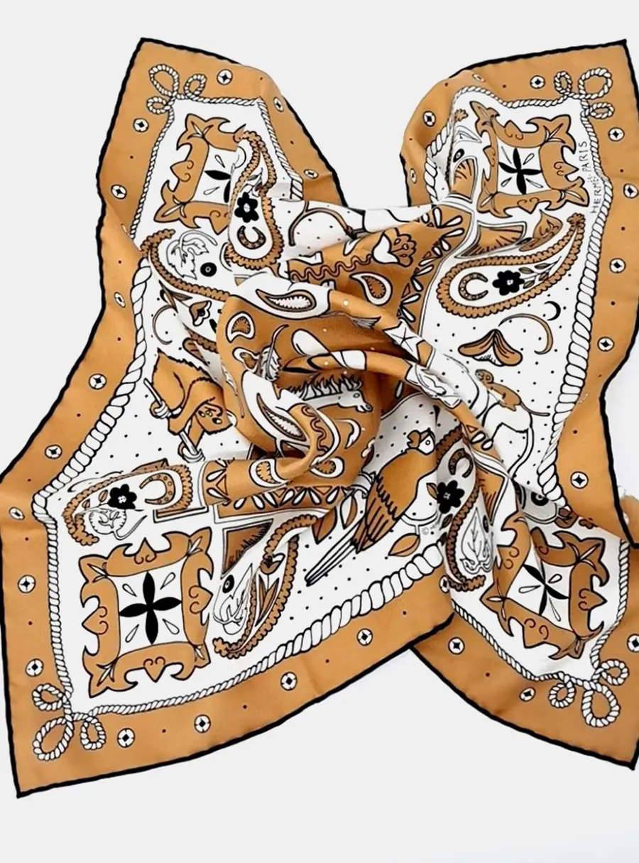 Hermès Multicolor silk scarf