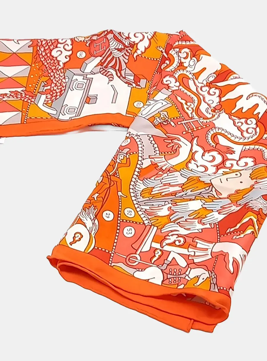 Herm&egrave;s silk scarf