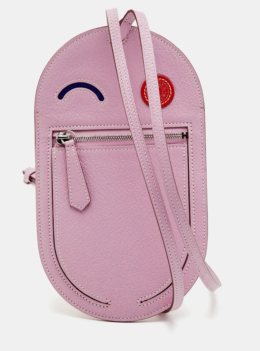 Hermès In-the-Loop Phone To Go Wink GM Sylvester Mall Chevre Mysore Leather Phone Case