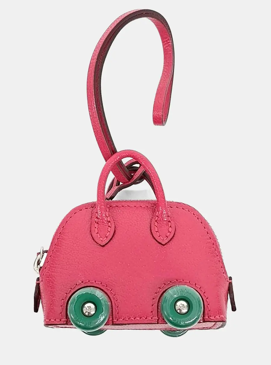 Herm&egrave;s Bolide on Wheel Leather Bag Charm (B)