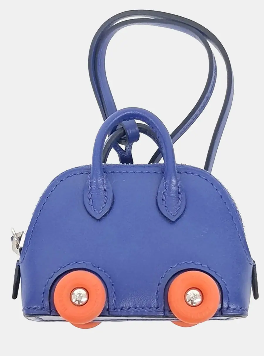 Hermès Bolide on Wheel Leather Bag Charm (B)