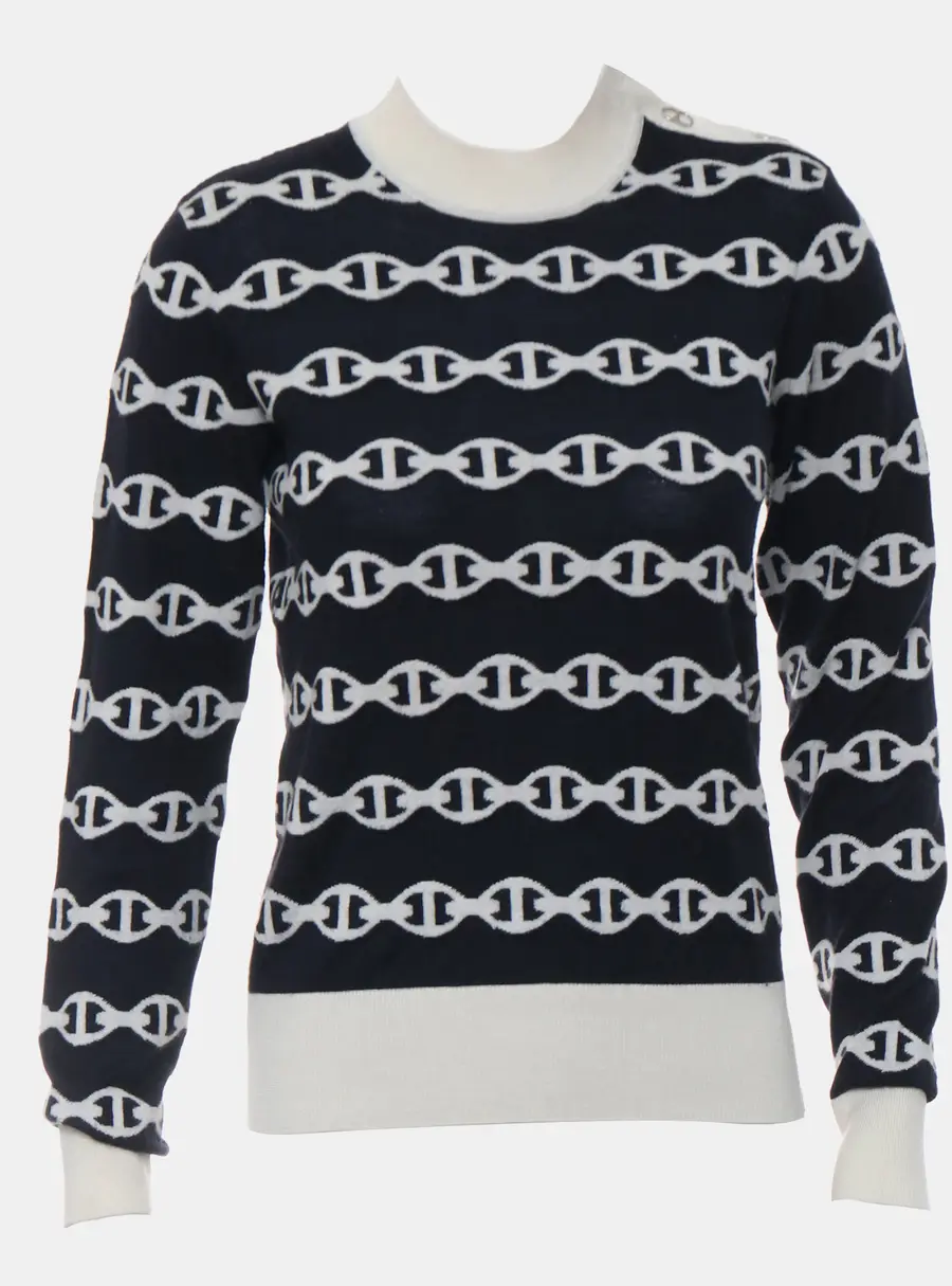 Hermes Chaîne d'Ancre Long Sleeve Sweater