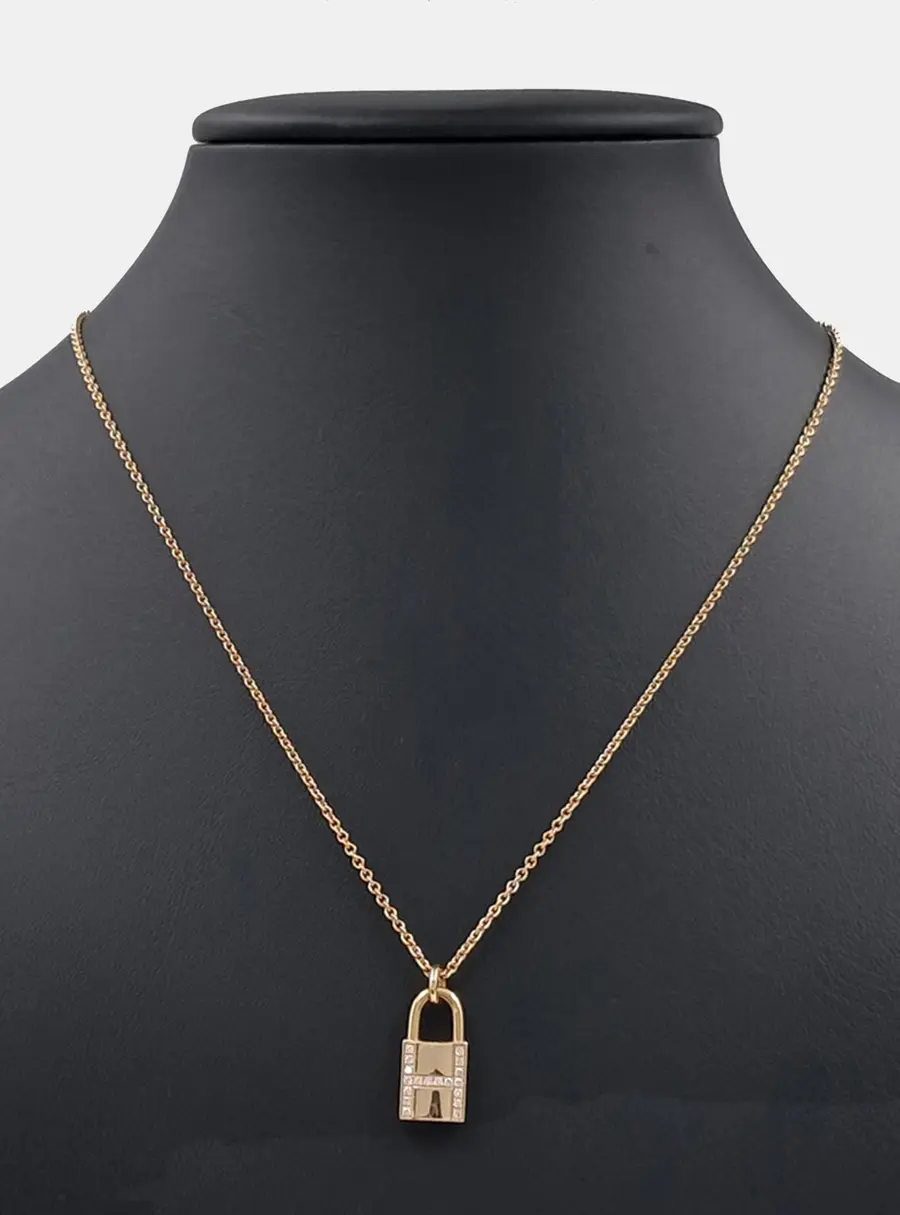 Herm&egrave;s Diamond Amulette Cadena Necklace