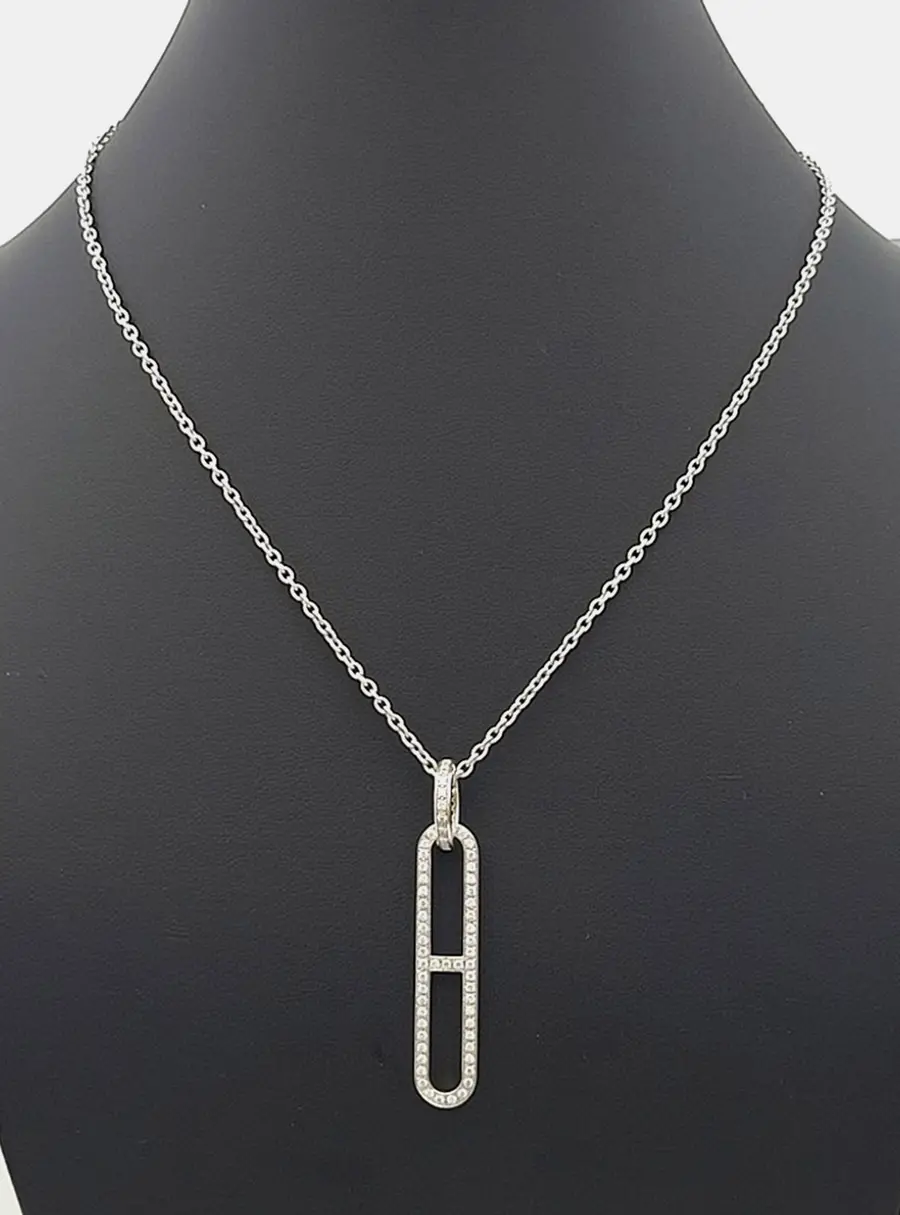Herm&egrave;s Diamond Chandal Necklace