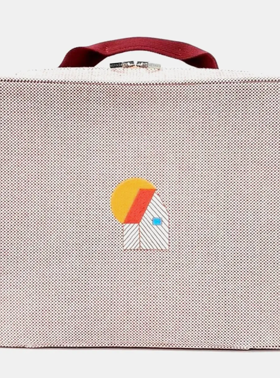 Hermes Mothers Multicolor Canvas Bag
