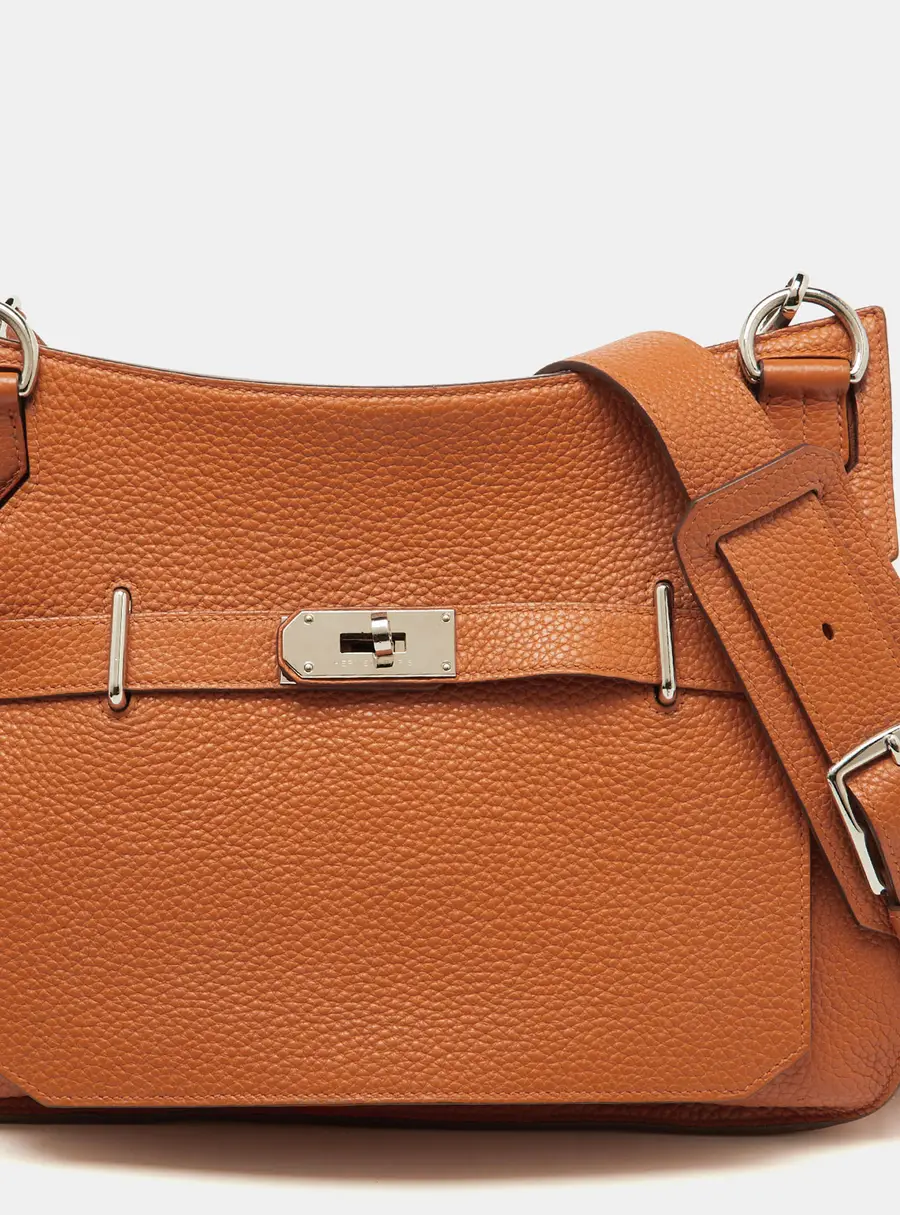 Hermes Potiron Orange Taurillon Clemence Leather Jypsiere 31 Bag