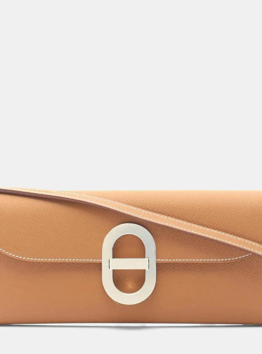 Hermes Chaine d'Ancre To-Go Brown Epsom Calfskin Leather Shoulder Bag