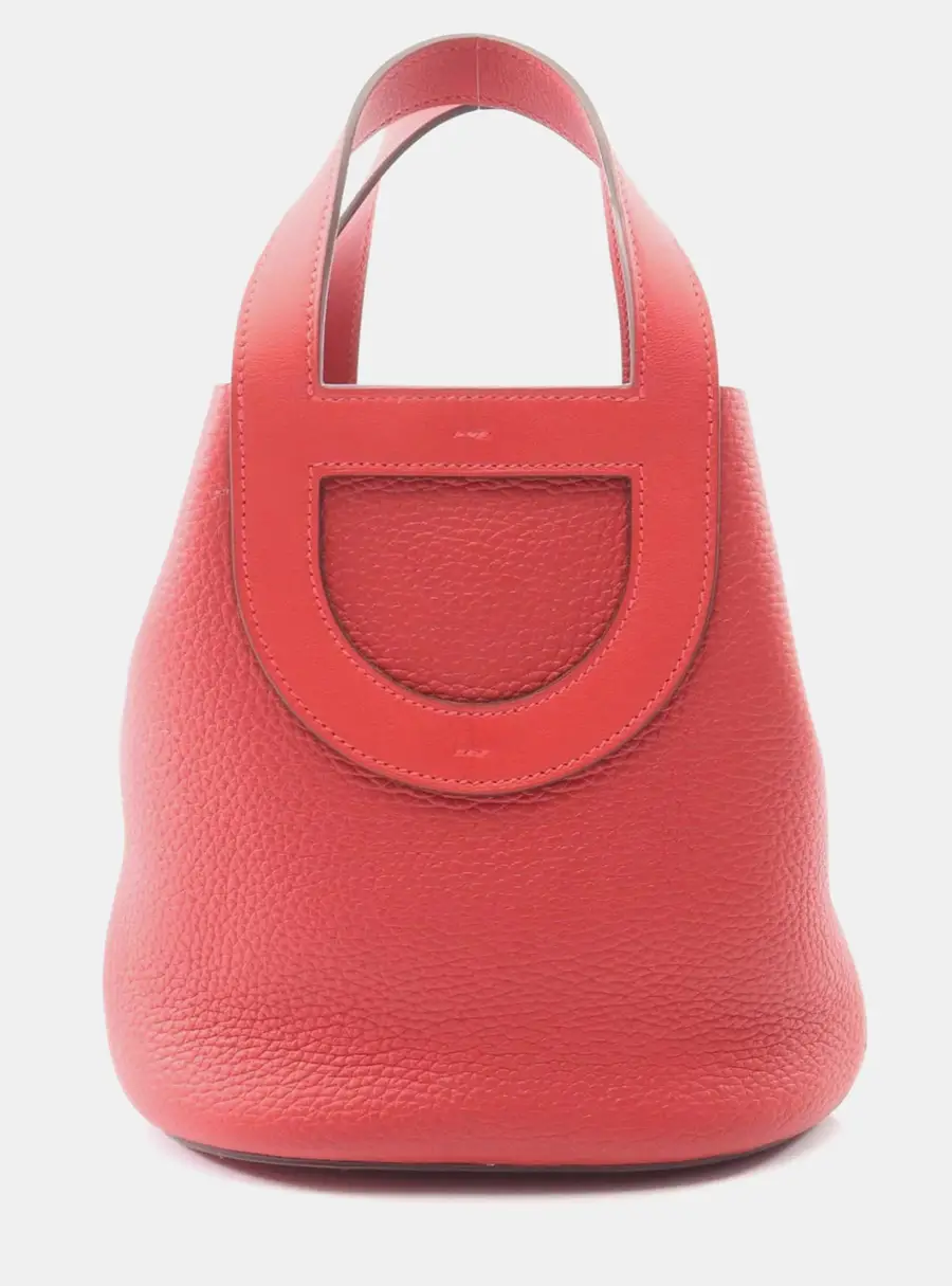 Hermes In The Loop 18 Red Taurillon Clemence Leather Shoulder Bag