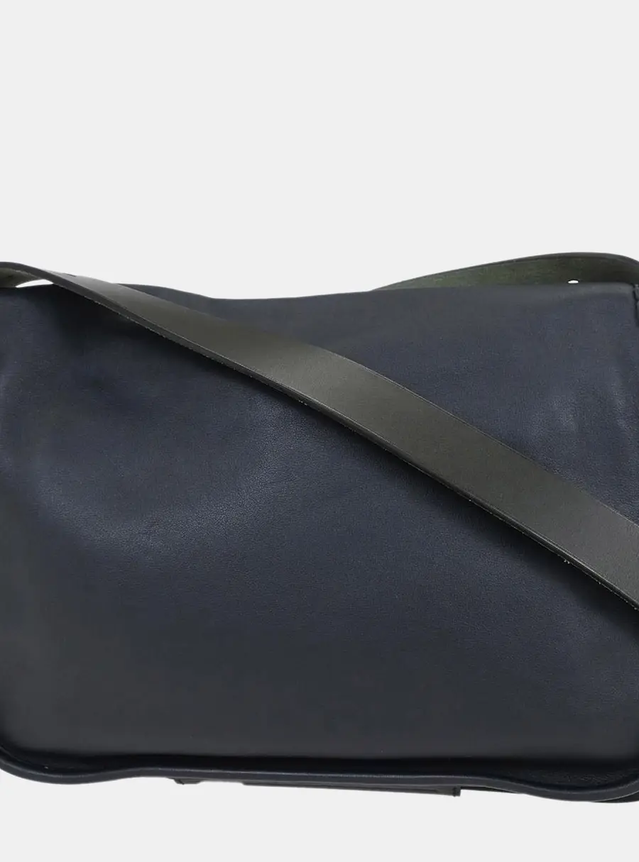 Hermes Blue Indigo Sikkim Barda 30 Shoulder Bag