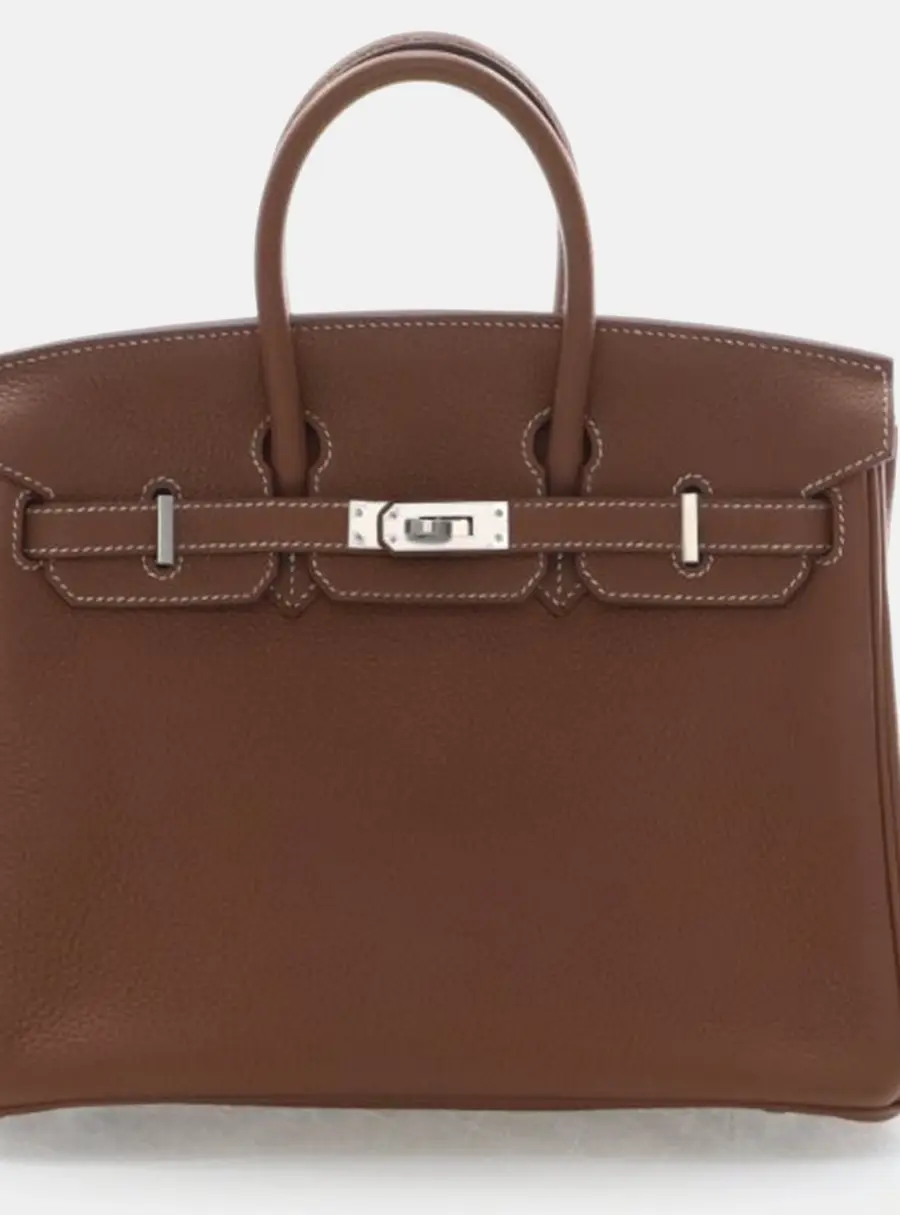 Hermes Birkin 25 Gold Togo Bag