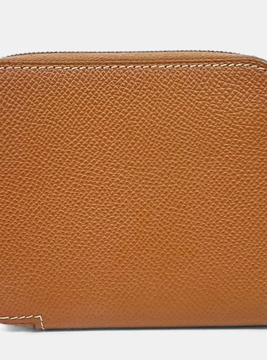 Hermes Silky Wallet Brown Leather Wallet