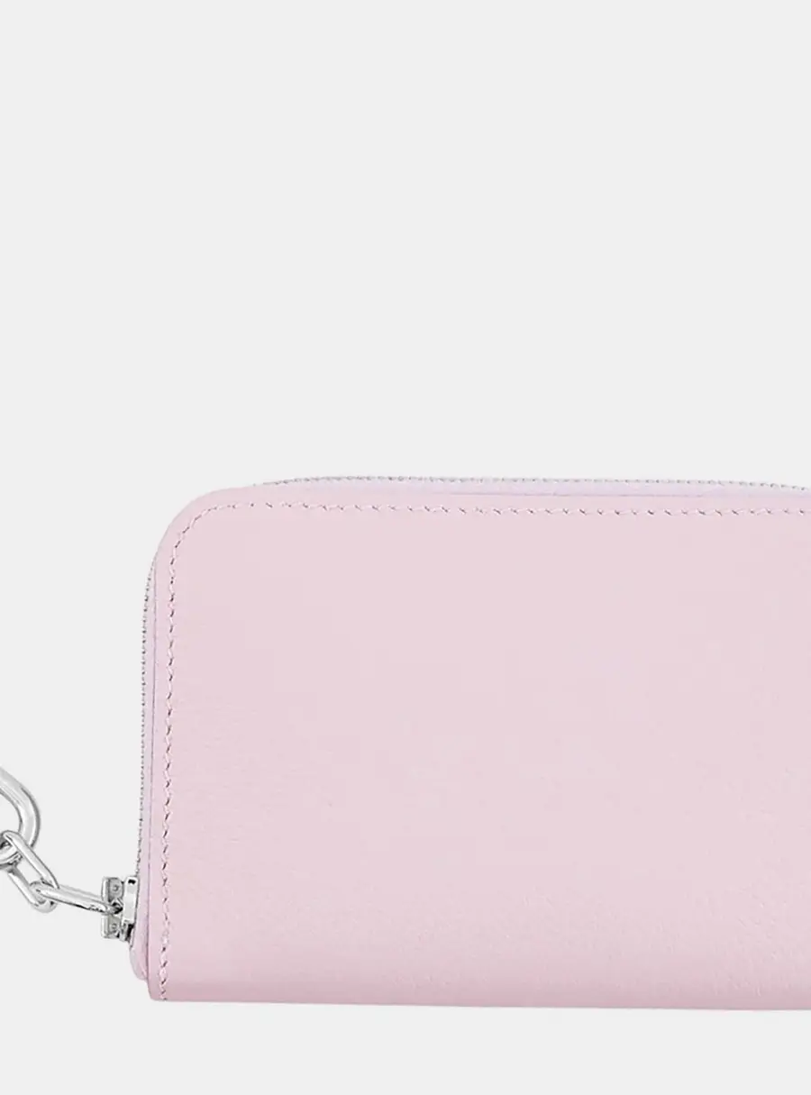 Hermes Zipengo Chaine d'Ancre Mauve Pâle Evercolor Calfskin Leather Coin Case Wallet Bag