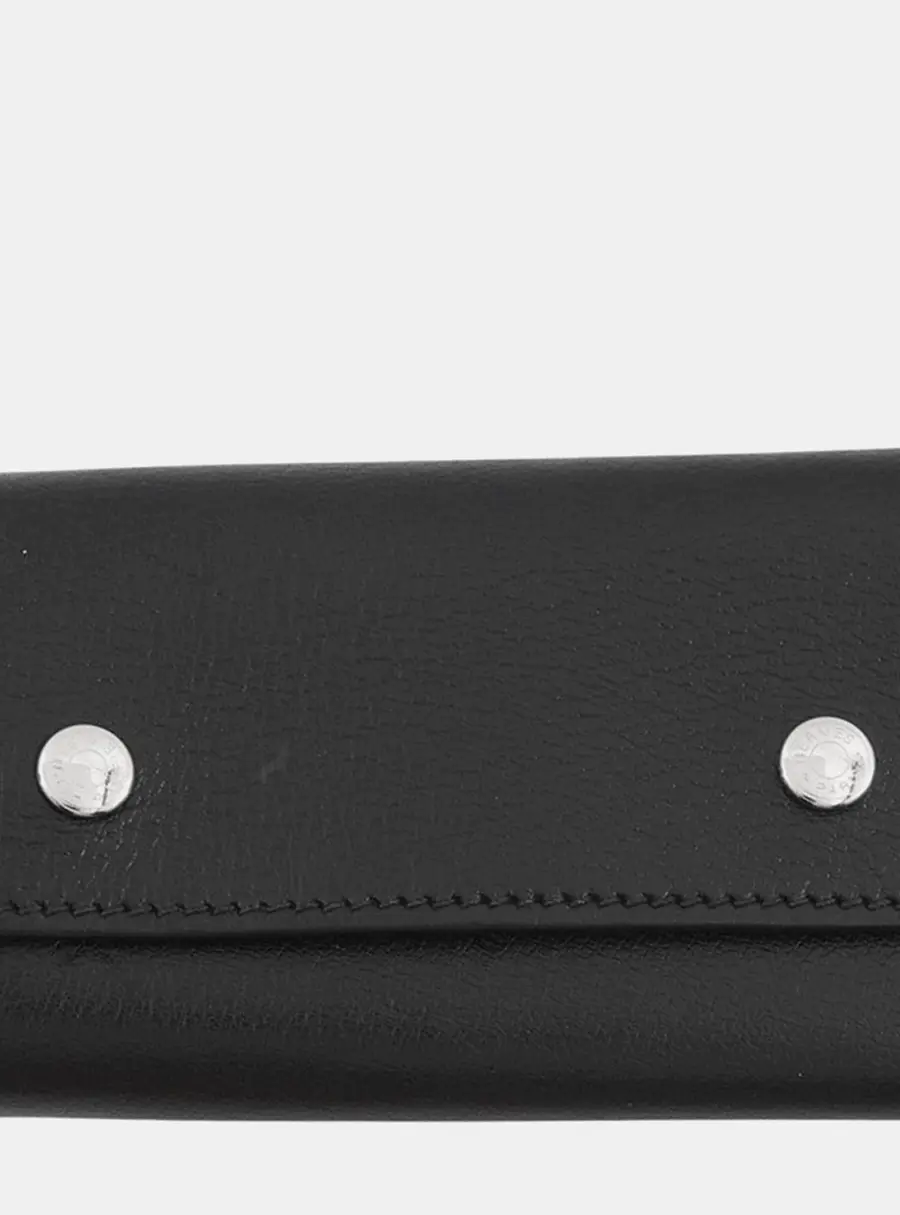 Hermes Etui Craie 6 Black Chamonix Calfskin Leather Key Case Bag