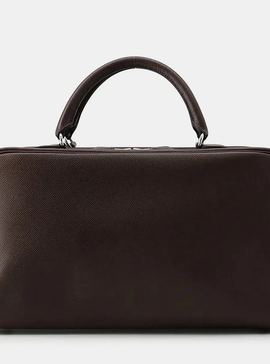 Hermes Sac Anvi 36 Havane Epsom Leather Top Handle Bag