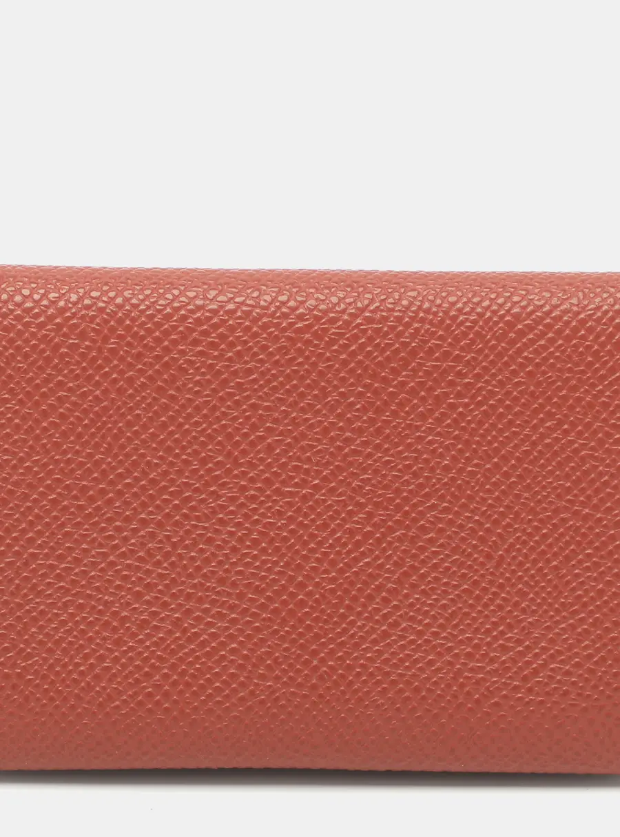 Hermès Calvi Duo Sienne Epsom Leather Card Holder