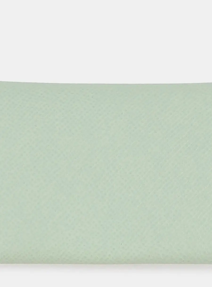 Hermes Calvi Duo Vert Criquet Epsom Leather Card Holder Bag