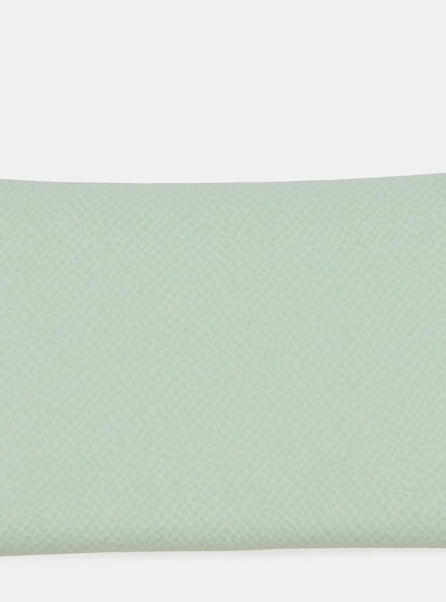 Hermes Calvi Duo Vert Daw Epsom Leather Card Case Bag
