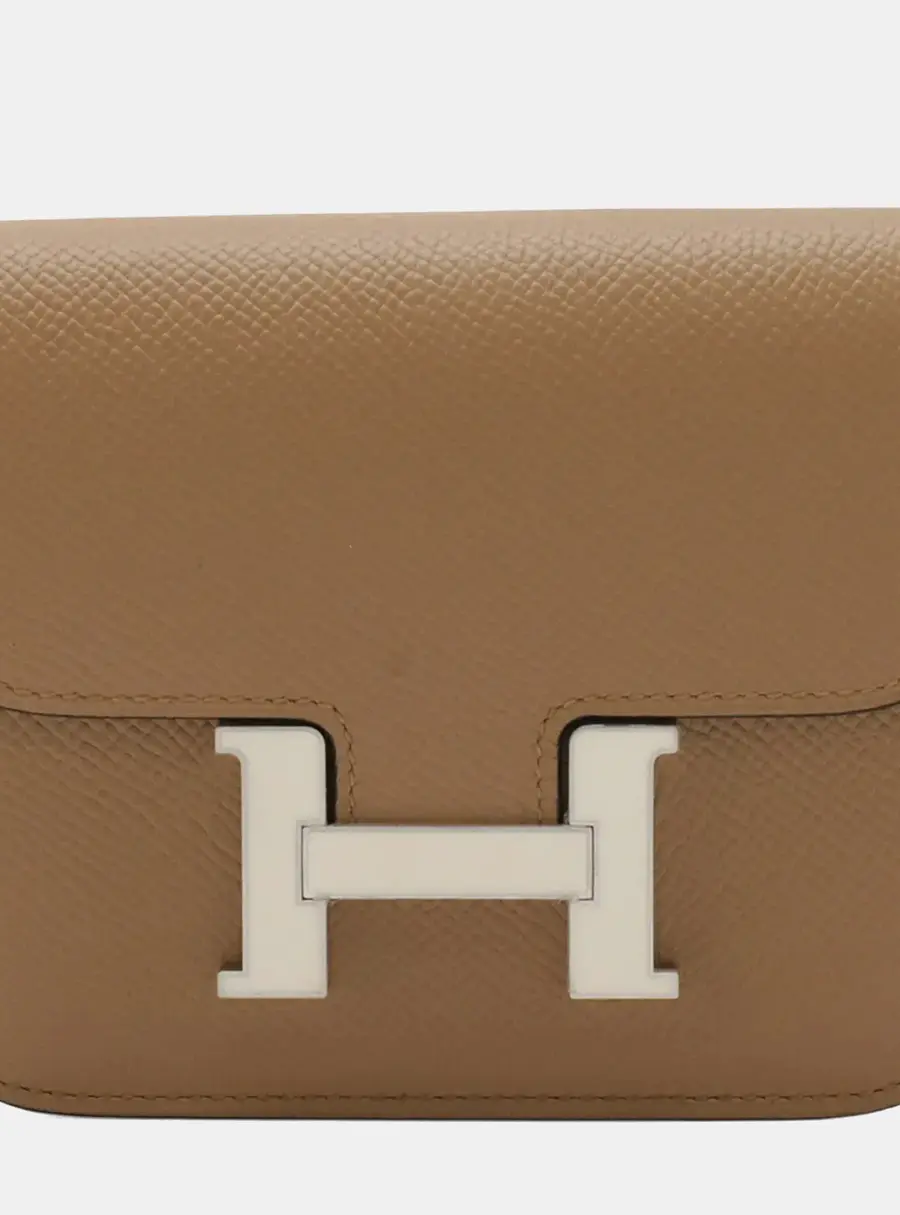 Hermes Constance Slim Chai Veau Epsom Leather Wallet