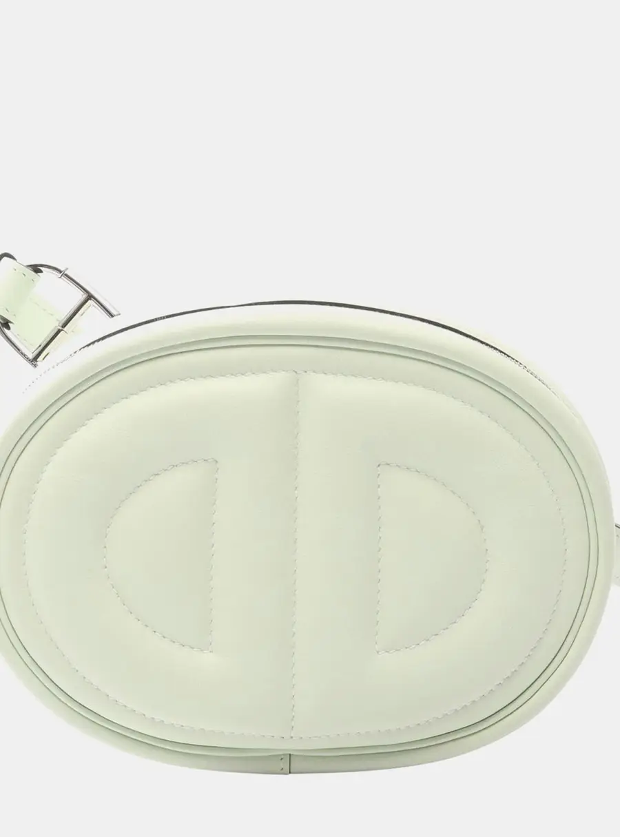 Hermès In -the -Loop Verso Vert Fizz Mauve Pale Swift Leather Waist Bag