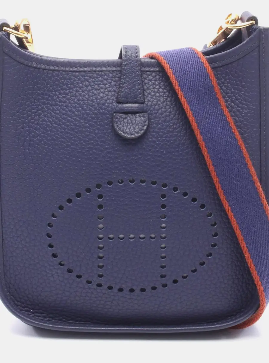 Hermès Evelyne TPM Iris Taurillon Clemence Shoulder Bag