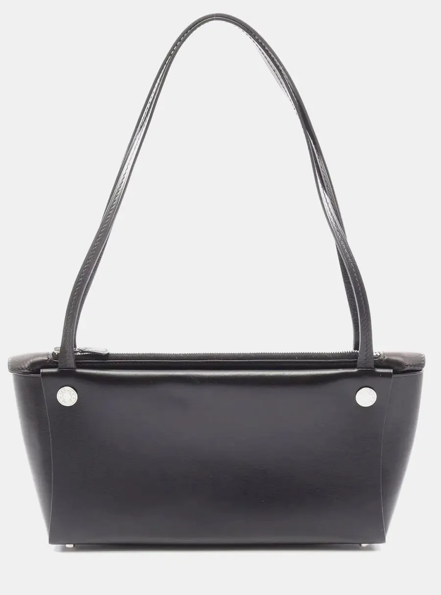 Herm&egrave;s Inzabox Black Box Calfskin Leather Shoulder Bag