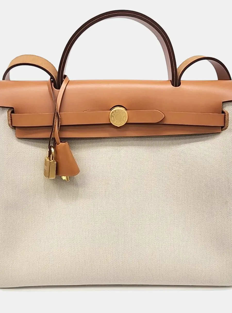 Hermes Multicolor Fabric NEW ZIP Herbag Small (B)