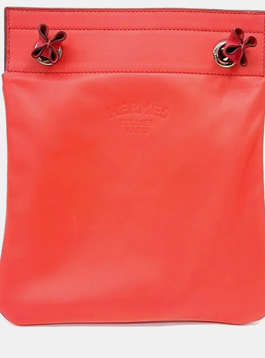 Hermes Aline Mini Red Calfskin Leather Shoulder Bag