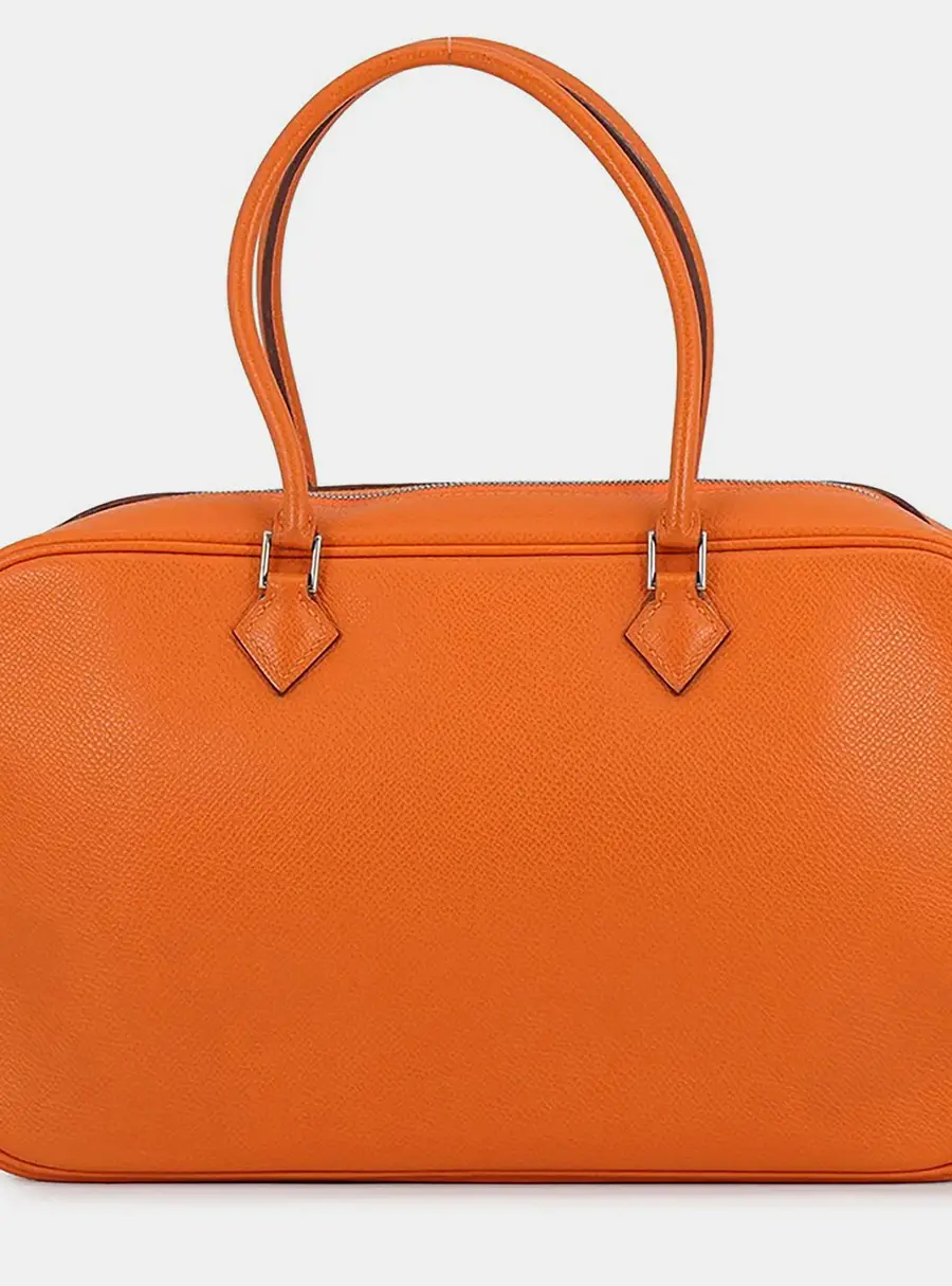 Hermes Plume Elan Orange Epsom Size 28