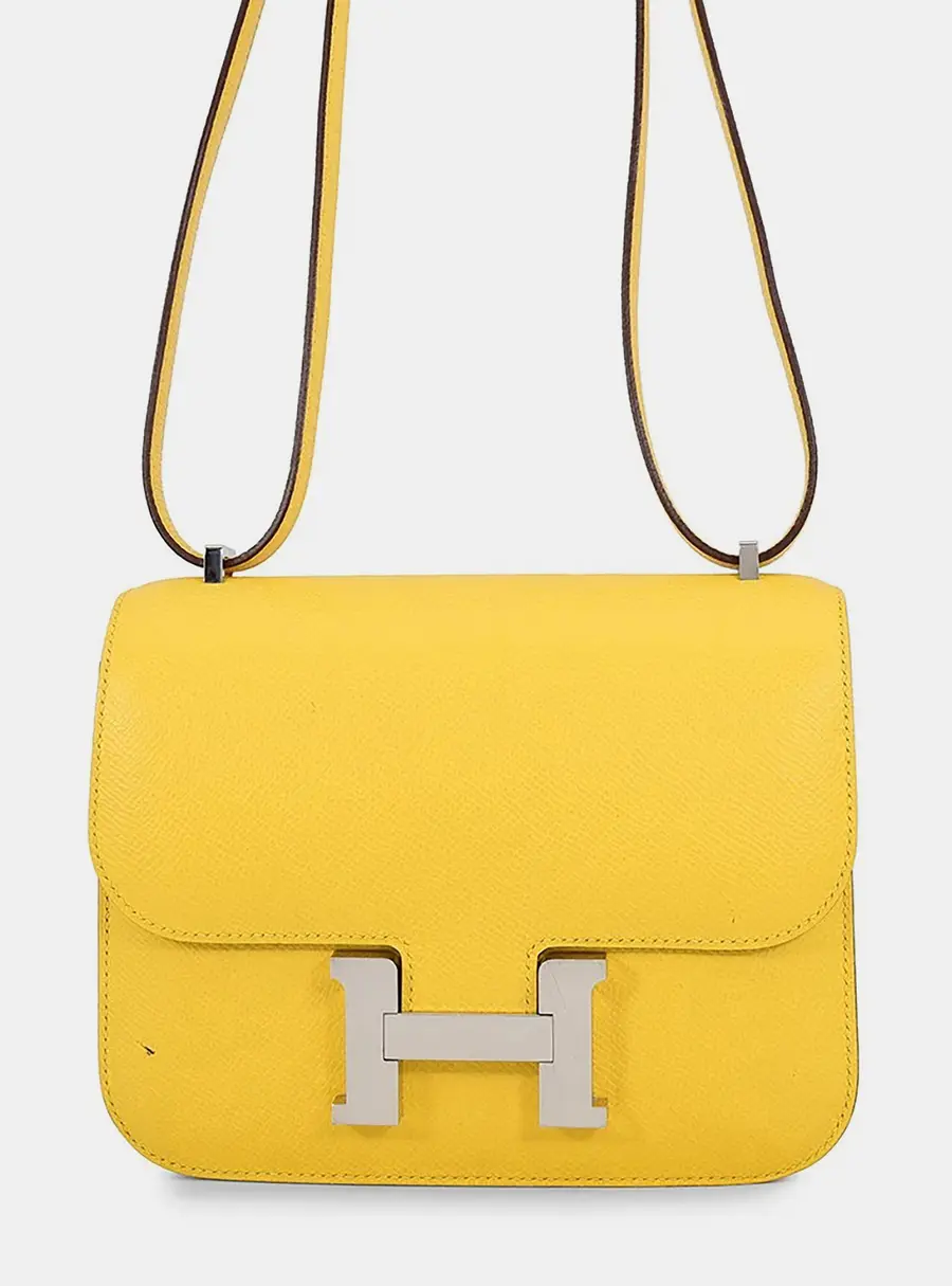 Hermes Constance3 Miroir Jaune De Naples Epsom Size Mini