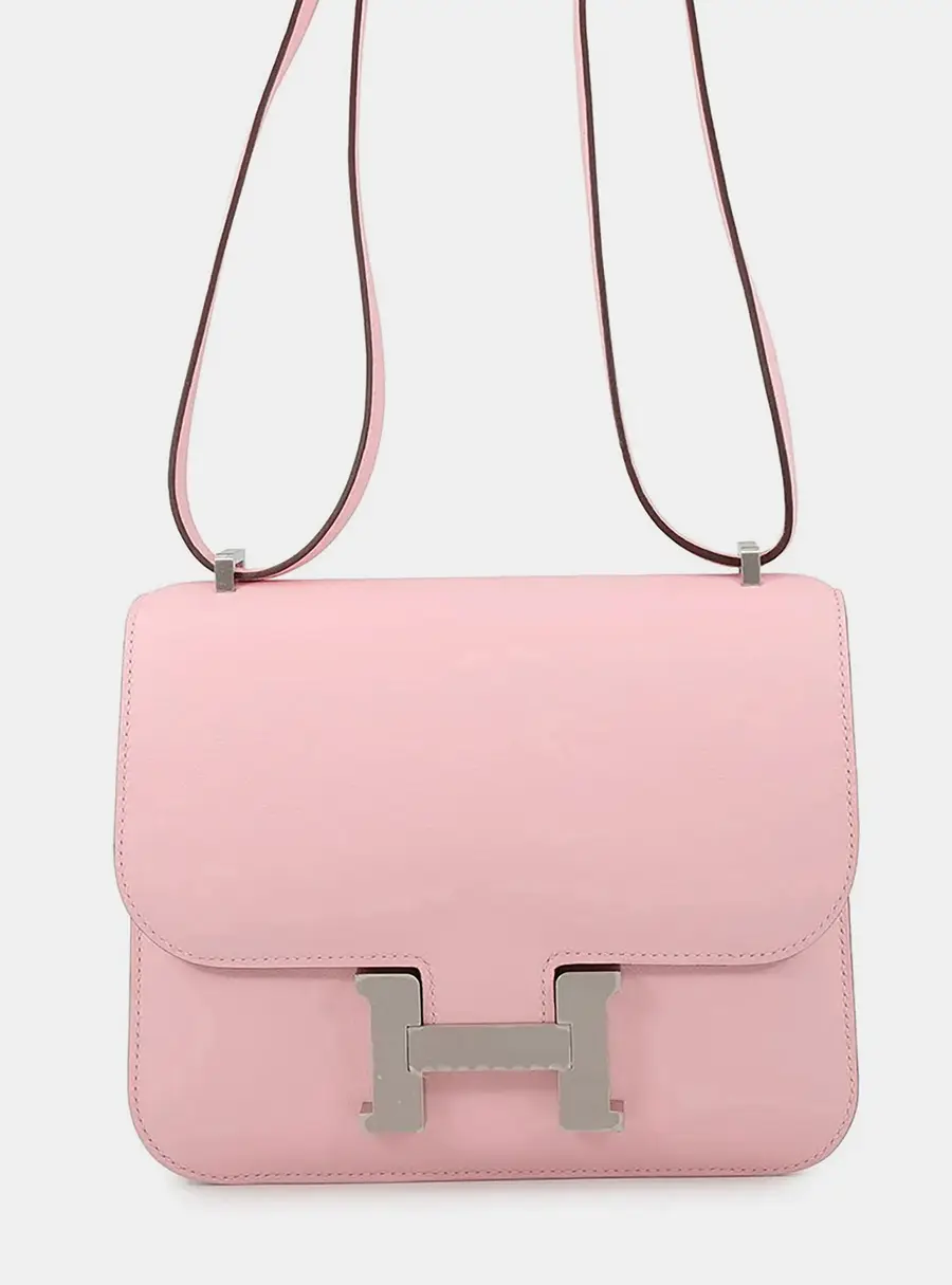 Hermes Constance3 Miroir Rose Sakura Swift Leather Size Mini