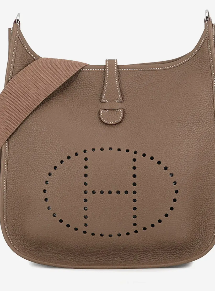 Hermes Evelyne3 Etoupe Taurillon Clemence Size PM