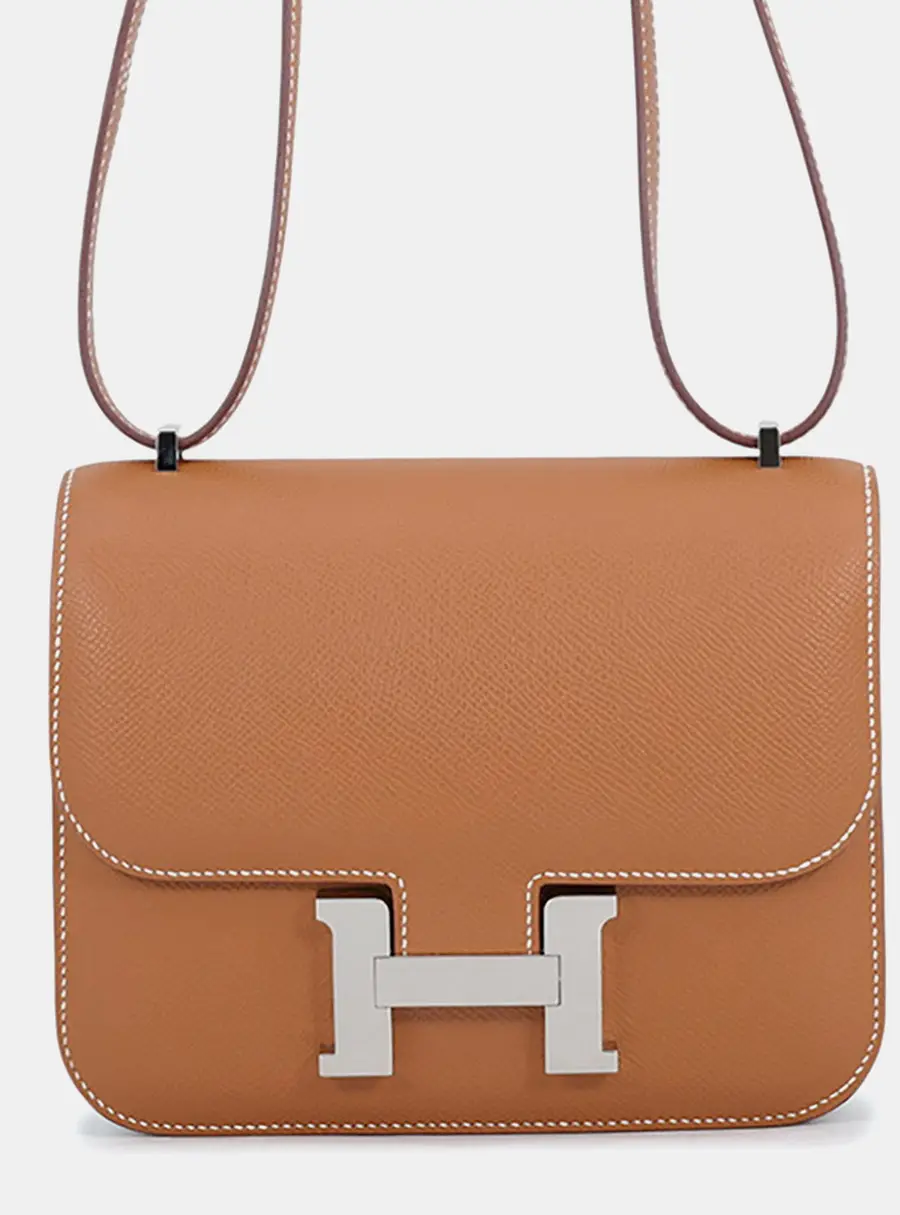 Hermes Constance3 Miroir Gold Epsom Size Mini